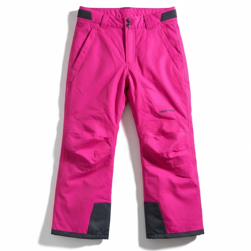 Arctix Kids Waterproof Snow Pants Youth Insulated Ski Gear Outdoors Pink Girls 5